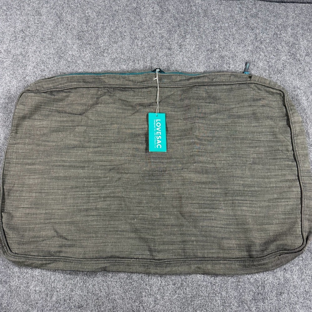 Lovesac Sactional Cover 6 Series Grey Slub Tweed HT6094 NEW